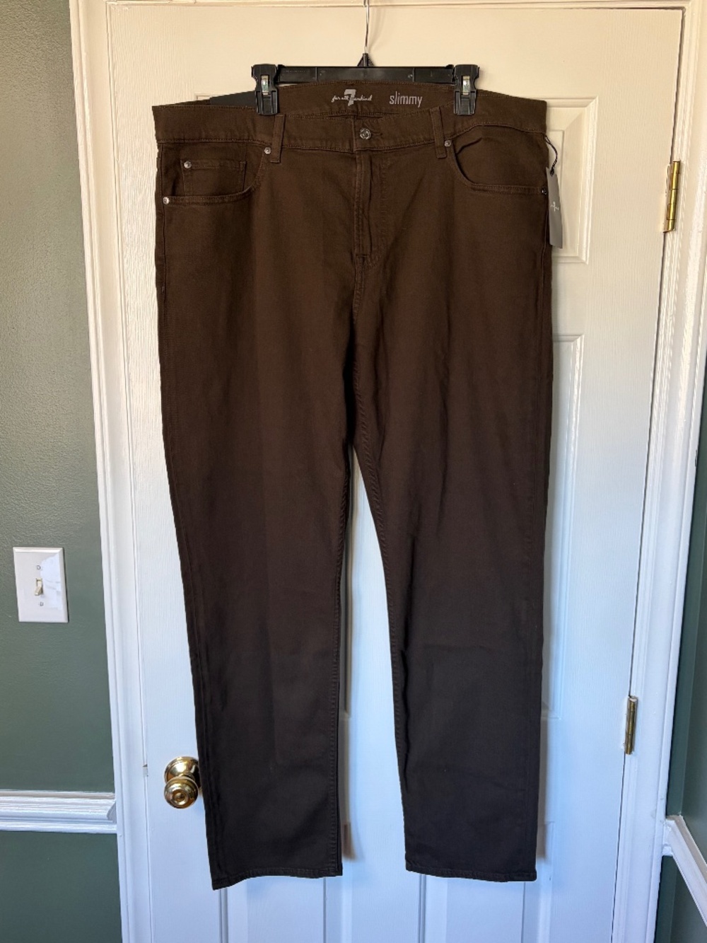 Men's 7 for all mankind Slimmy Jeans size 40